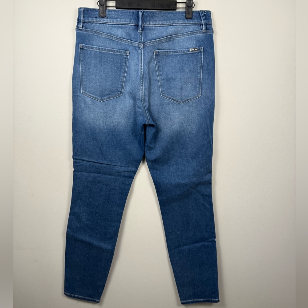 Whte House Black Market High-Rise Skinny Cashmere Jeans Size 12 - Picture 2 of 7